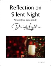 Reflection on Silent Night piano sheet music cover